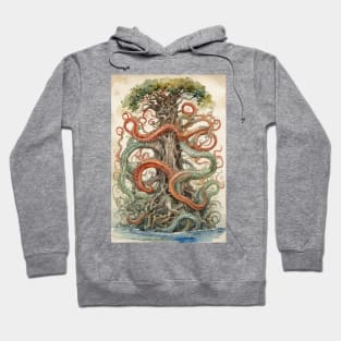 Nature and Tentacles Hoodie